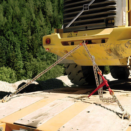 Grade 80 Binder Tow Chain 5/16 in x 14.2 ft, 4900 lb, Grab Hooks