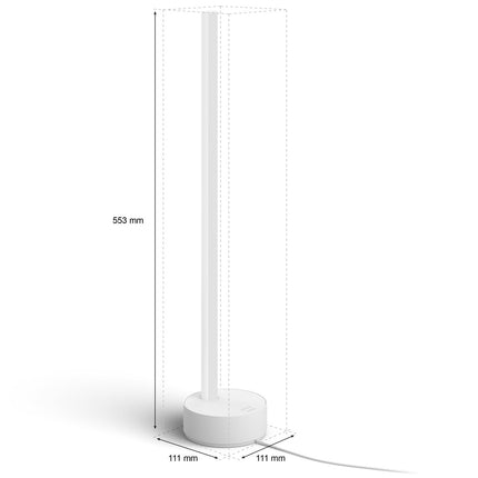 Gradient Signe Table Lamp Wh/Color White