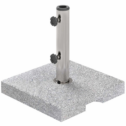 Žulový stojan na slunečník 21kg, hranatý pro 32/38/48mm