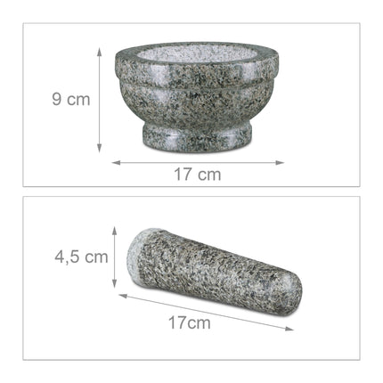 Žulový hmoždíř s tloučkem 17 cm