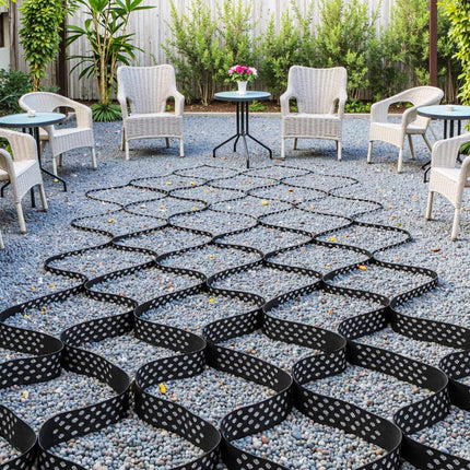 Gravel Grid 3-Inch, 17.06 x 8.86 Ft Driveway Stabilizer
