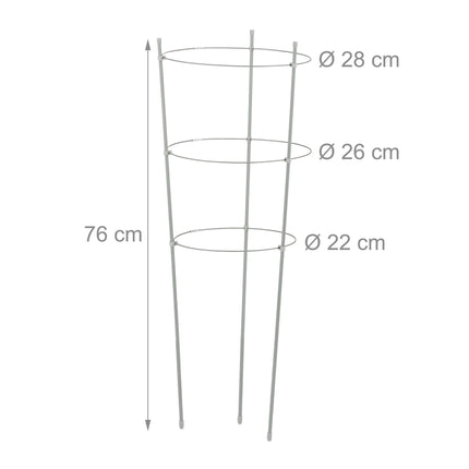 Šedá umělá popínavá rostlina 76 cm, sada 6 ks