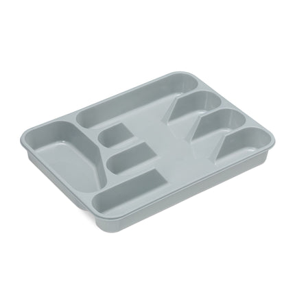 Šedý box na příbory, sada 2 ks