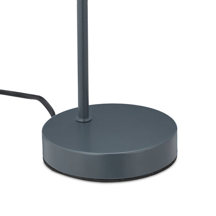 Šedá stolní lampa