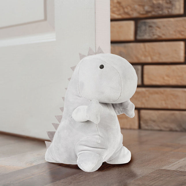 Šedá zarážka do dveří Dino
