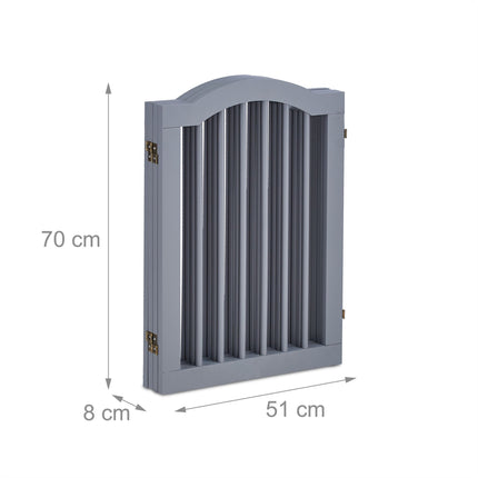 Šedá bezpečnostní zábrana 70 cm