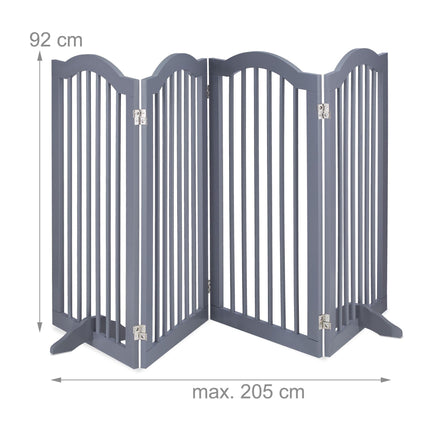 Šedá bezpečnostní zábrana 92 cm