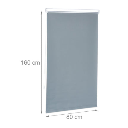 Šedá termo roleta, délka 160 cm