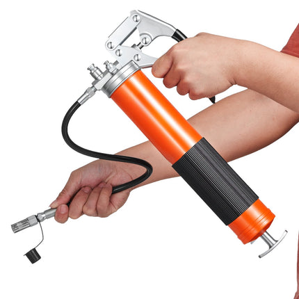 Grease Gun 8000 PSI, Pistol Grip Kit, 0.4 L, Hose
