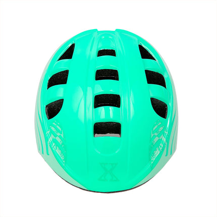 Green Bike Helmet, Size S (52-56cm), Nils Extreme