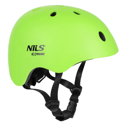 Zelená helma na bruslení, S (52-56cm), lehká