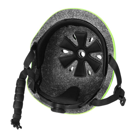 Zelená helma na bruslení, S (52-56cm), lehká