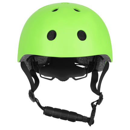 Zelená helma na bruslení, S (52-56cm), lehká
