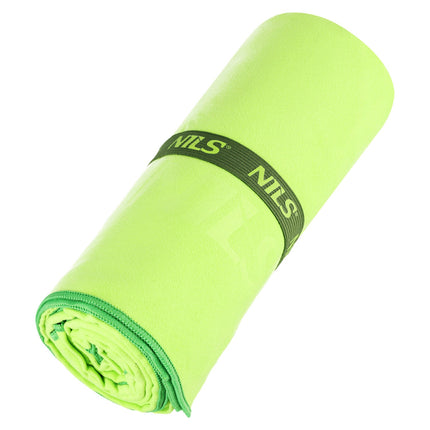 Green Microfibre Towel, 180x100 cm