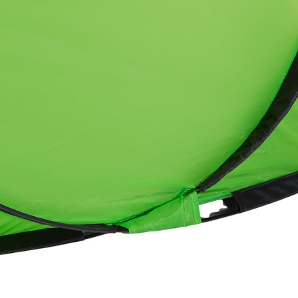 Zelený pop-up plážový stan, UV ochrana, snadné postavení
