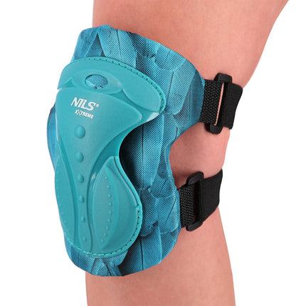 Green Size S Knee and Elbow Protectors Set