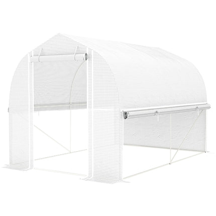Velký fóliový skleník, 3x2x2m, odolný vůči UV, rolovací boky