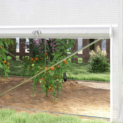 Velký fóliový skleník, 3x2x2m, odolný vůči UV, rolovací boky