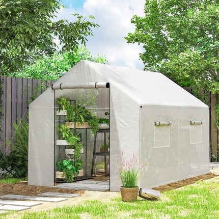 Skleník 3x2x2m s UV odolnou plachtou a síťovanými okny
