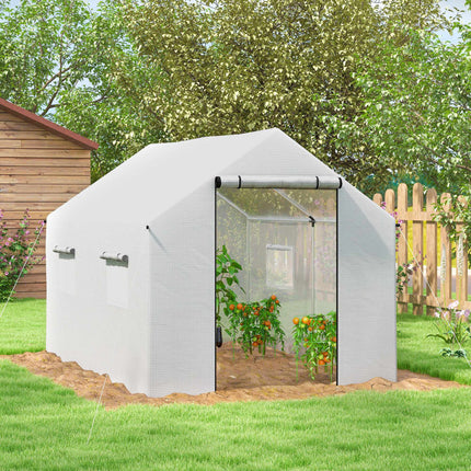 Skleník 3x2x2m s UV odolnou plachtou a síťovanými okny