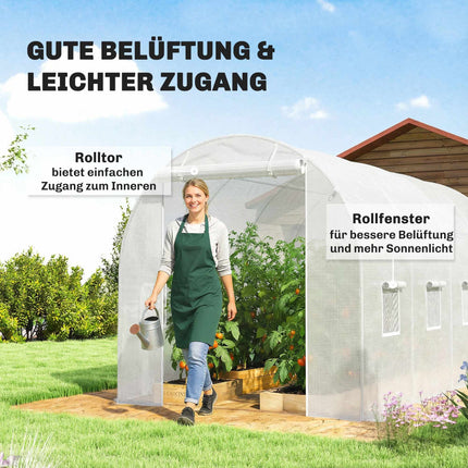 Greenhouse Cover, PE Mesh, 400x200x200 cm, Waterproof