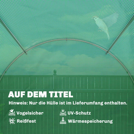 Gewächshausabdeckung, PE-Netz, 400x200x200 cm, Wasserdicht