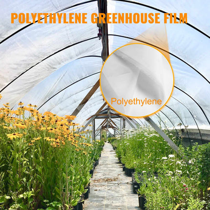 Greenhouse Polyethylene Film 20 x 28 ft, 6 Mil