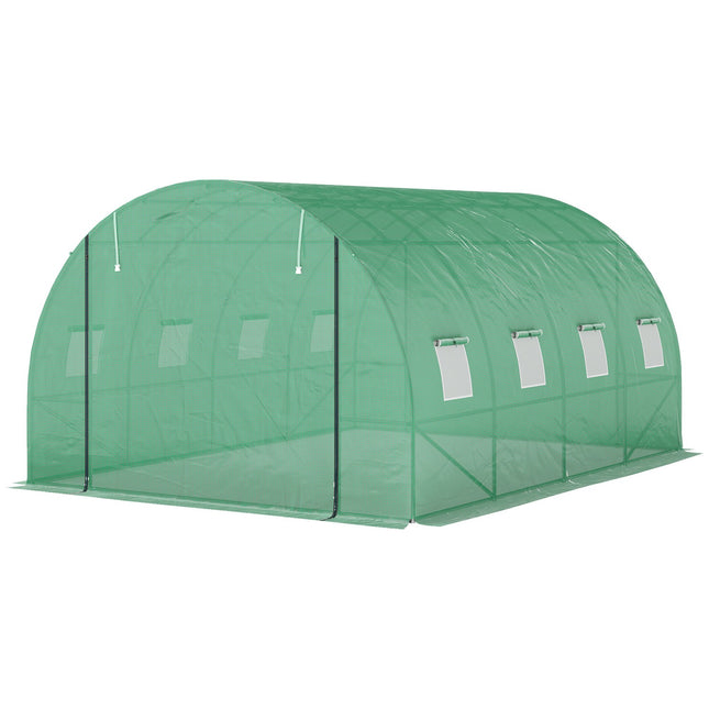 Velký fóliový skleník, 4x3x2m, okno a UV ochrana