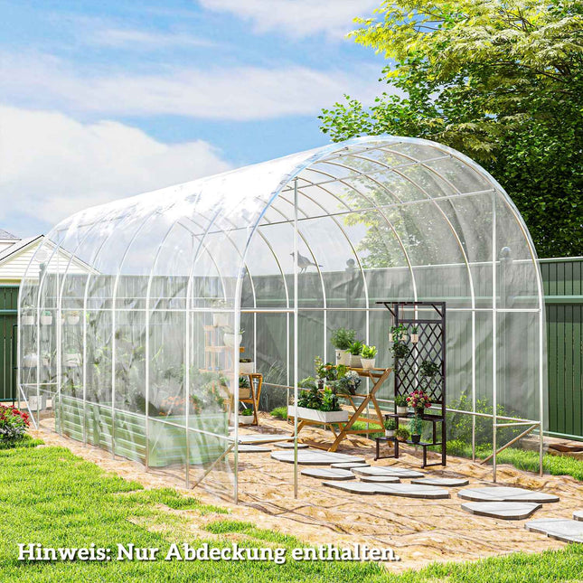 Vodotěsná UV skleníková fólie 7x8m - plast odolný proti roztržení