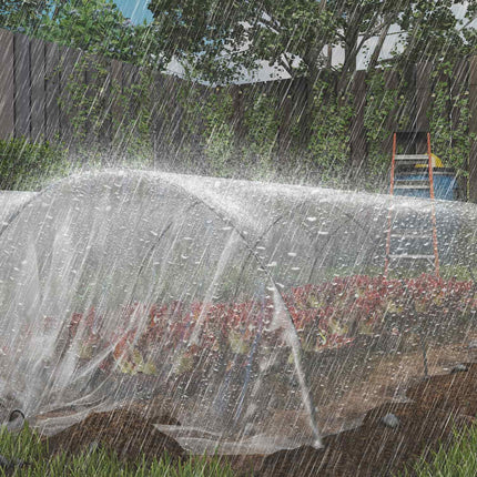 Waterproof UV-protected greenhouse film 8x10m, tear-resistant