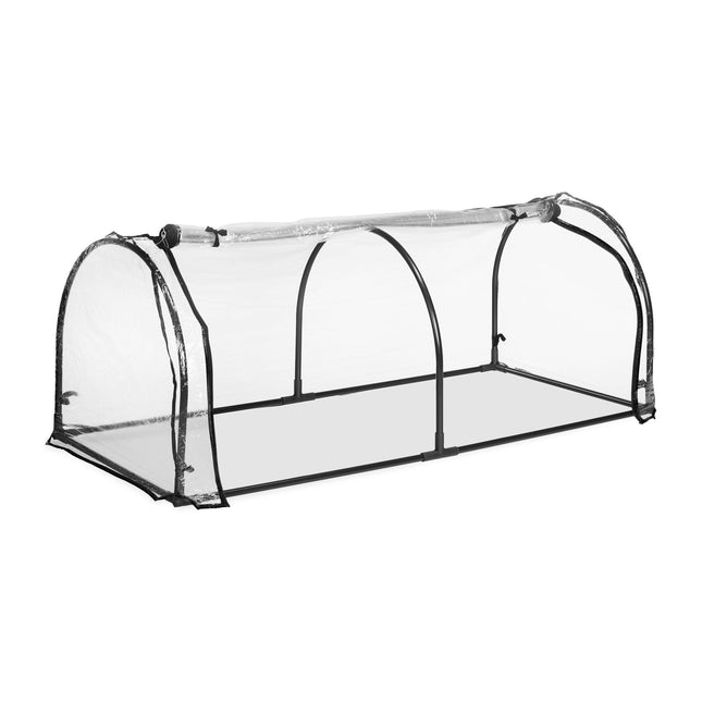 Tunelový skleník PVC s dveřmi