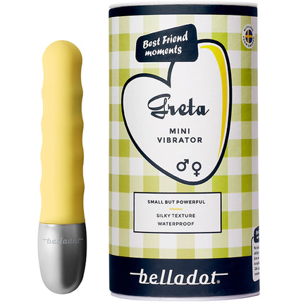 Vibrátor Greta Mini, žlutý