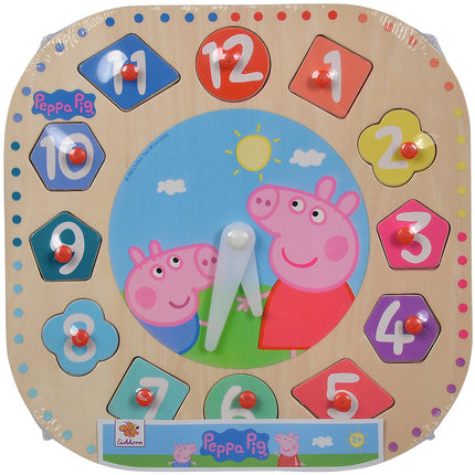 Hodiny puzzle Greta Pig
