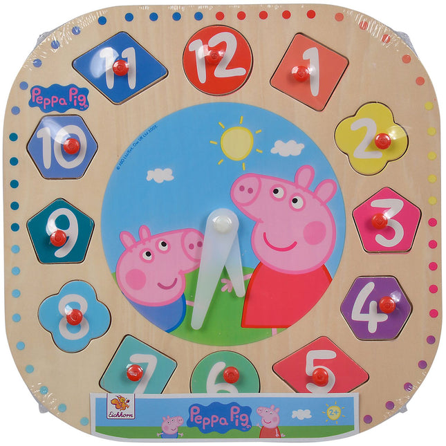 Hodiny puzzle Greta Pig