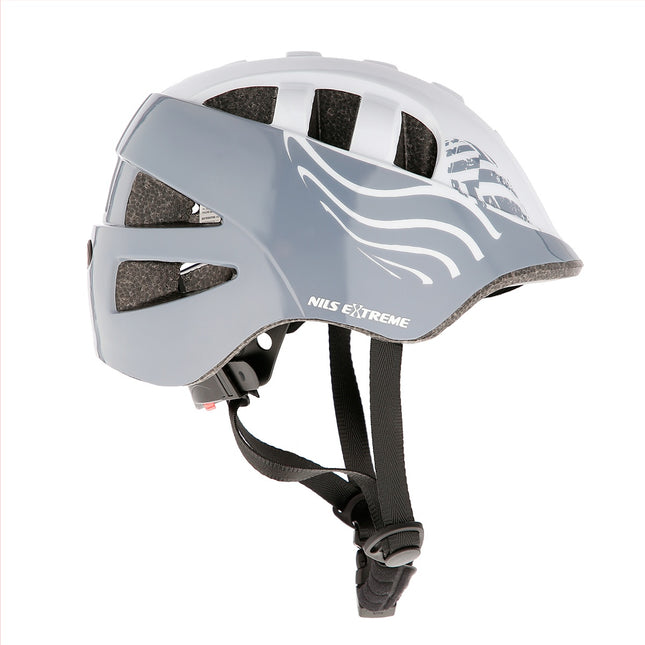 Grey Cycling Helmet, Size S (52-56cm)
