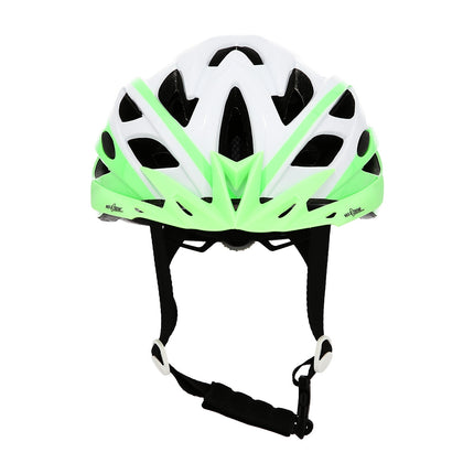 Grau-grüner Fahrradhelm, Größe S (50–58 cm)