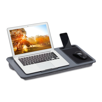 Podložka pod notebook s podložkou pod myš, šedá