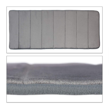 Grey Memory Foam Bathmat
