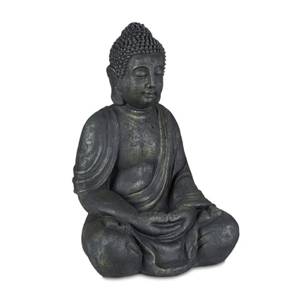 Grey Vintage-Looking Buddha Statue 70 cm