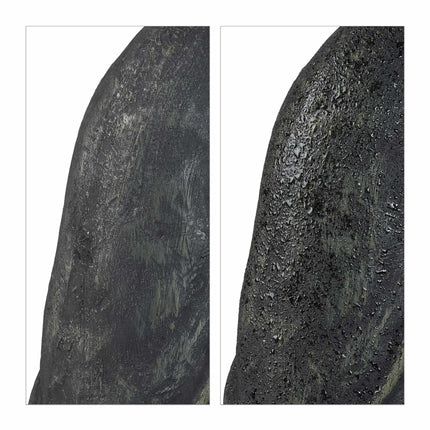 Grey Vintage-Looking Buddha Statue 70 cm
