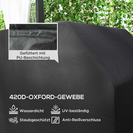Obal na gril, vodotěsná UV odolná tkanina Oxford 420D