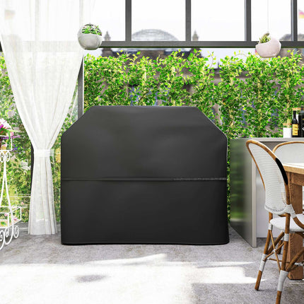 Weather resistant grill cover, 600D Oxford, Velcro closure