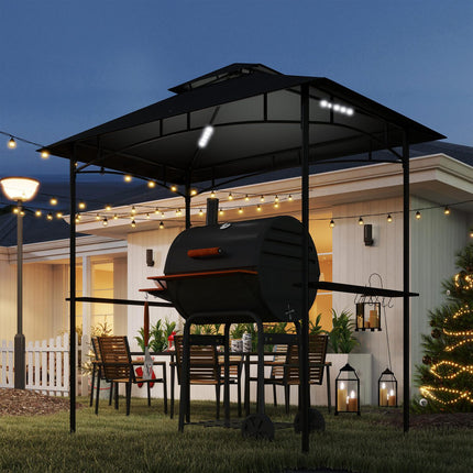 Grilovací pavilon s LED, voduodpudivý, UV ochrana