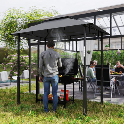 Pavilon ke grilu, voděodolný a nehořlavý, 243x148x248 cm