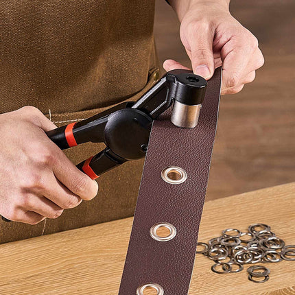 Grommet Tool Kit, 12mm 500pcs Eyelets, Pliers & Punch