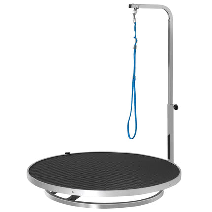 Trim table – Rotating, non-slip surface, adjustable arm