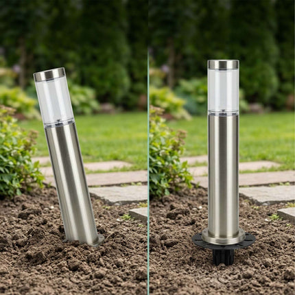 Ground Anchors for Garden Lights, Set of 4, Black