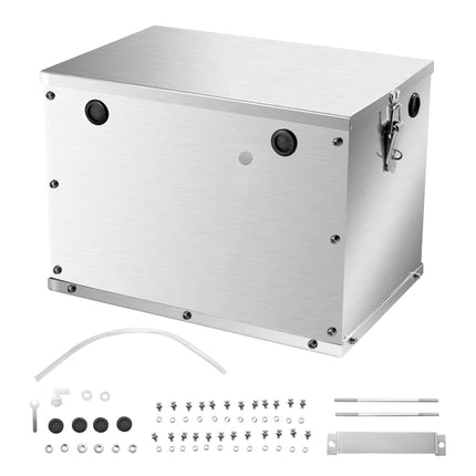 Group 24/31 Aluminum Battery Box With Cable Grommets