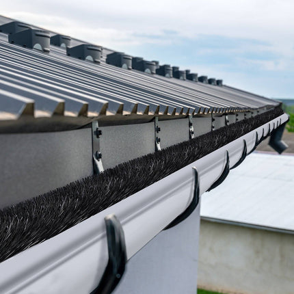Gutter Brush Leaf Guard, 30 Ft, 10-Pack for 5-In Gutters