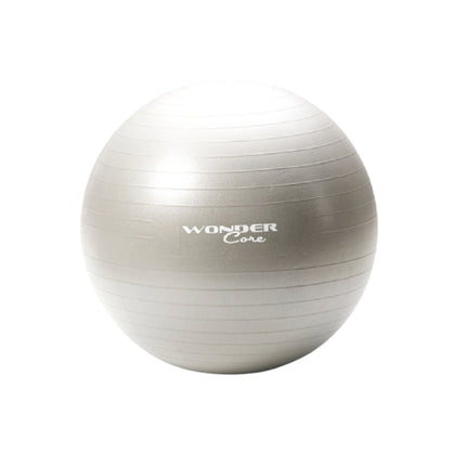 Gymnastický míč 75 cm – nepraskavý, na jógu a fitness, šedý